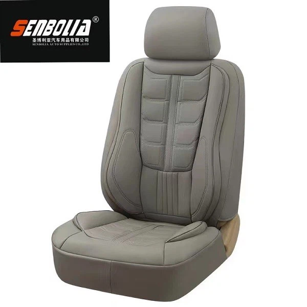 Leather Ice Silk Car Seat Cushion Patchwork Leather Ice Silk Car Seat Cushion Patchwork