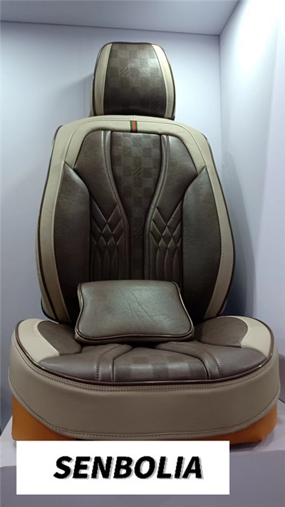 اصلی لیدر لگژری ڈیزائنر کار سیٹ کشن پیچ ورک